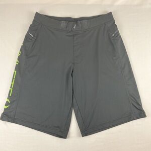 Hylete Men's Athletic Shorts, Black/lime Green, Size Medium Regular